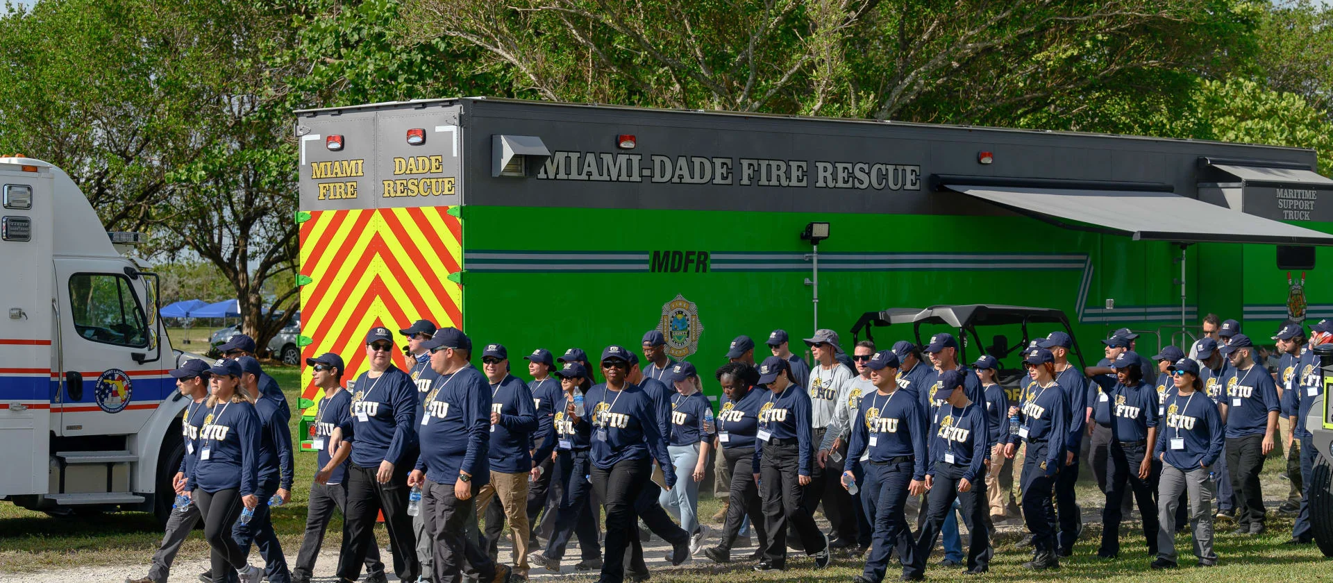 Curso de campo de respuesta a desastres en FIU